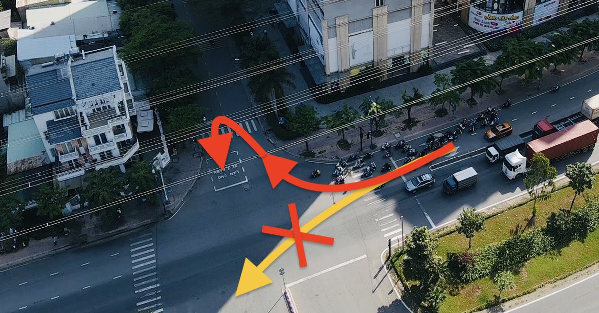 Đường Đồng Văn Cống cấm xe máy rẽ trái qua đường, quay đầu, người dân đi sao cho đúng?