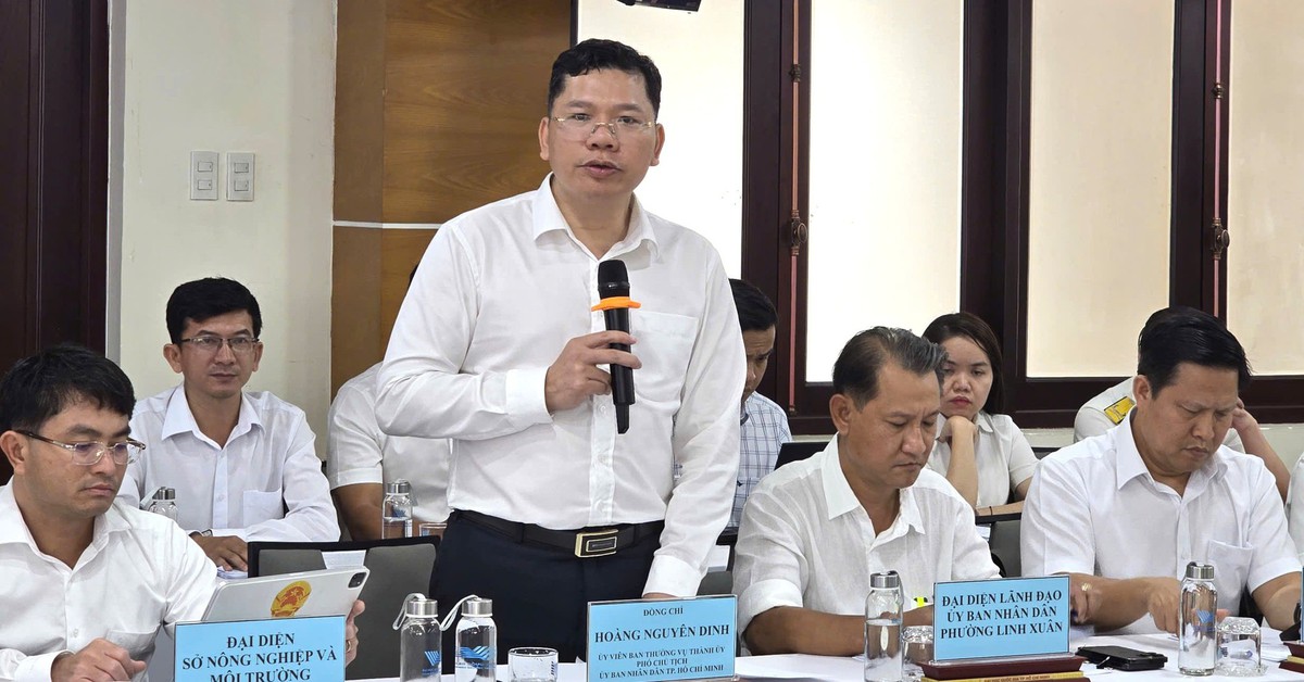 Phó chủ tịch TP.HCM Hoàng Nguyên Dinh: Đại học Quốc gia sớm xin ứng vốn bồi thường cho 1.500 hộ dân