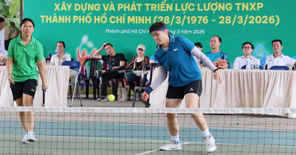 Pickleball vào hội thao 50 năm 'Sức trẻ thanh niên xung phong'