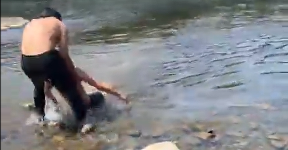 Người đàn ông cứu em nhỏ thoát đuối nước khi cùng bạn đang livestream trong rừng