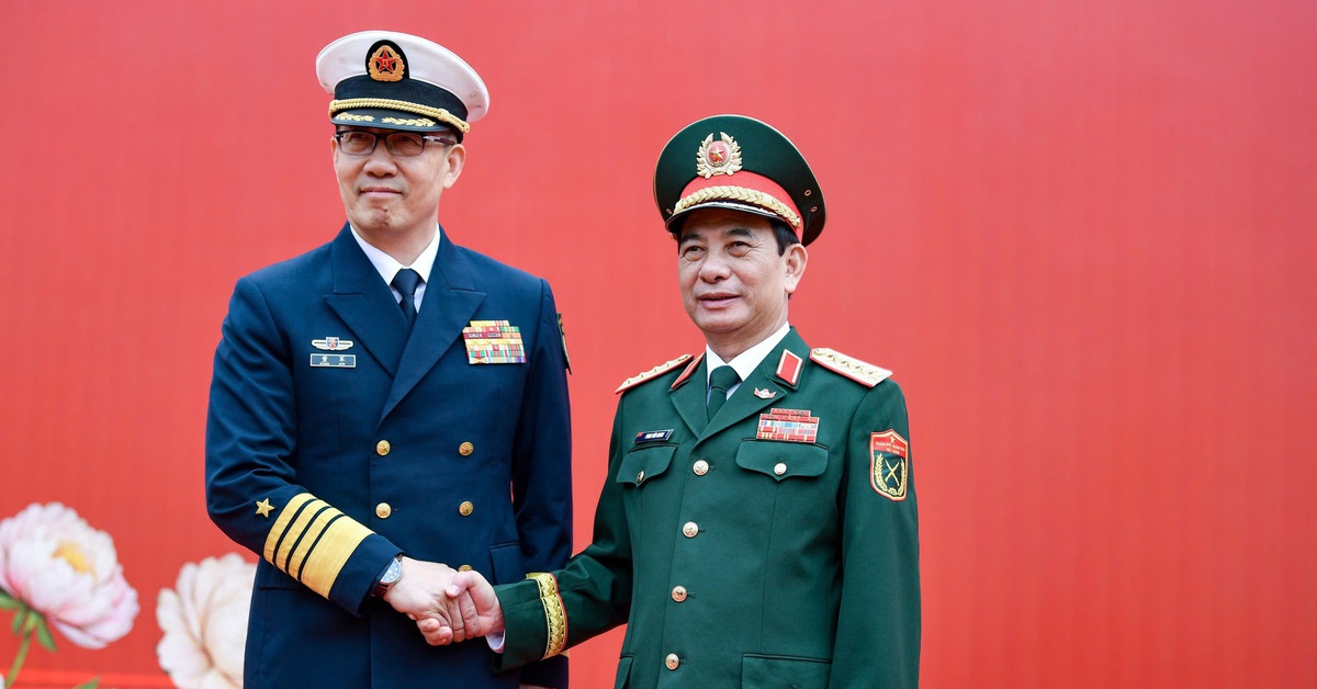 Hai Bộ trưởng Bộ Quốc phòng Việt Nam - Trung Quốc hội đàm