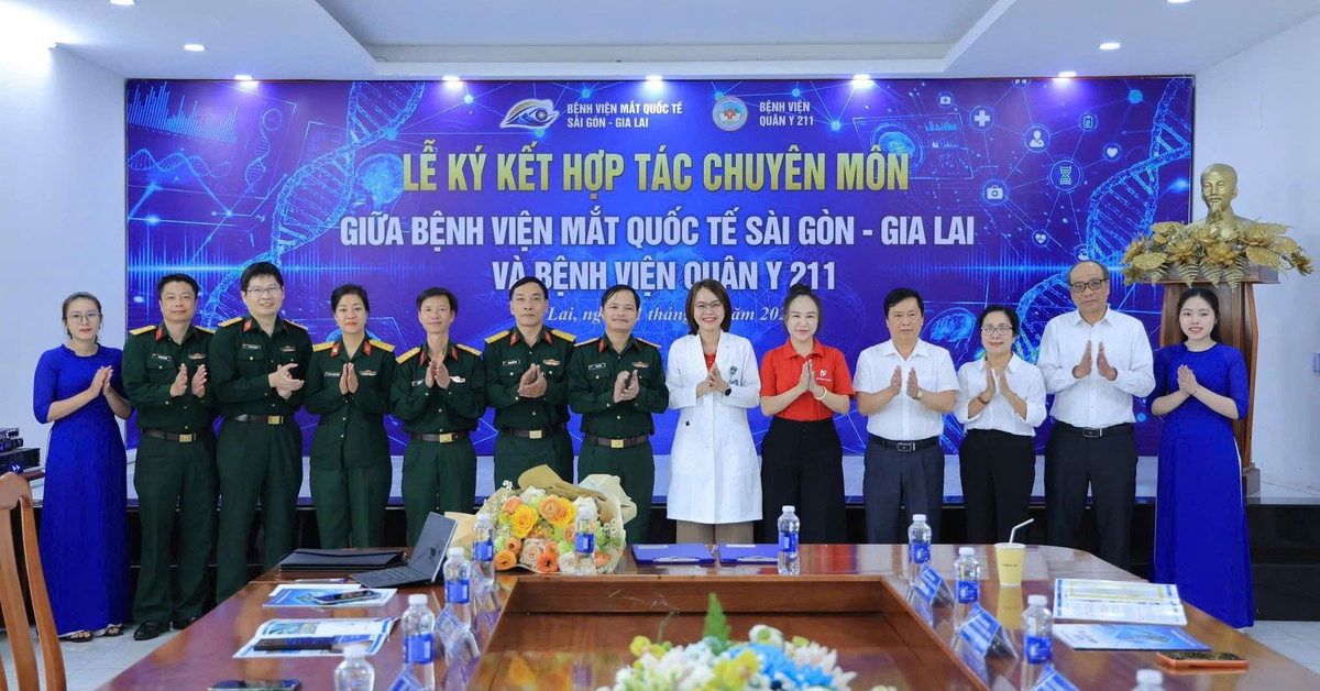Bệnh viện Mắt quốc tế Sài Gòn - Gia Lai hợp tác chuyên môn