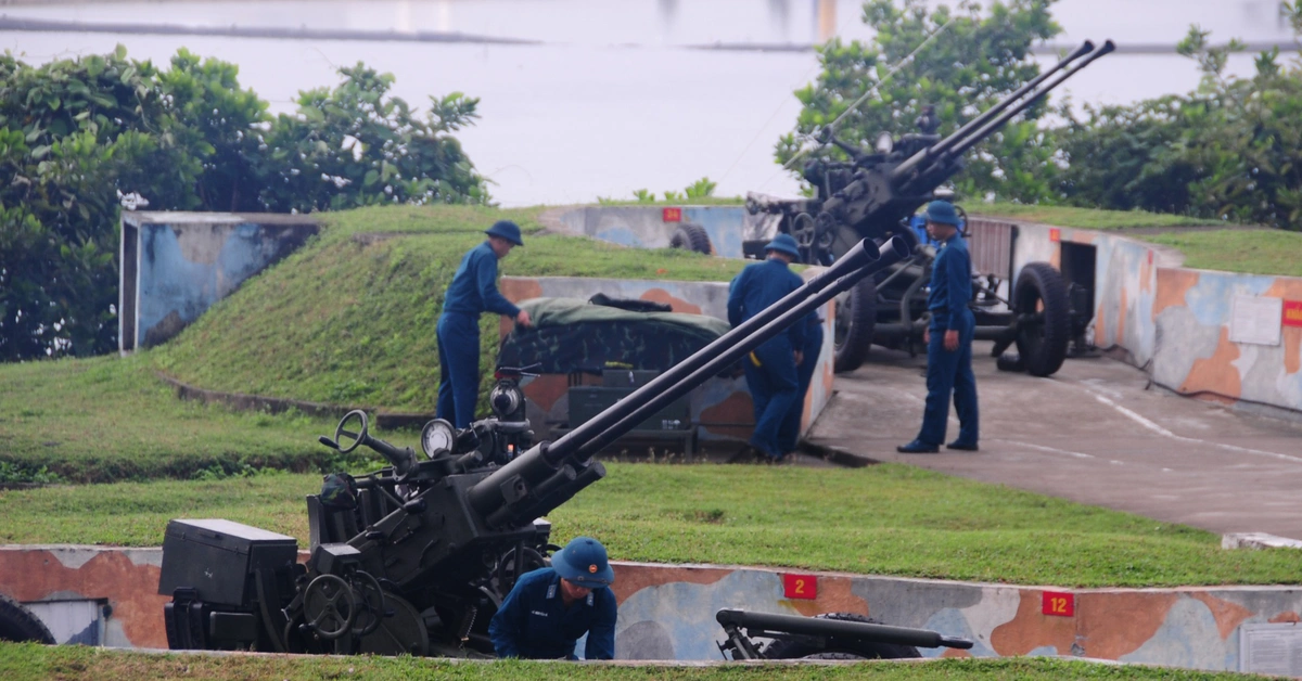Ra quân huấn luyện 2026, Trung đoàn pháo phòng không 224 luyện xử lý đột nhập đường không của UAV