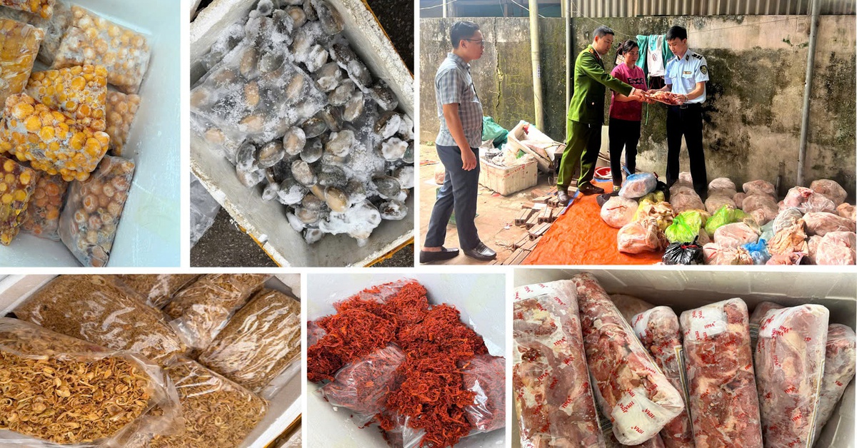 Thu giữ 4 tấn thực phẩm không rõ nguồn gốc ở Thanh Hóa