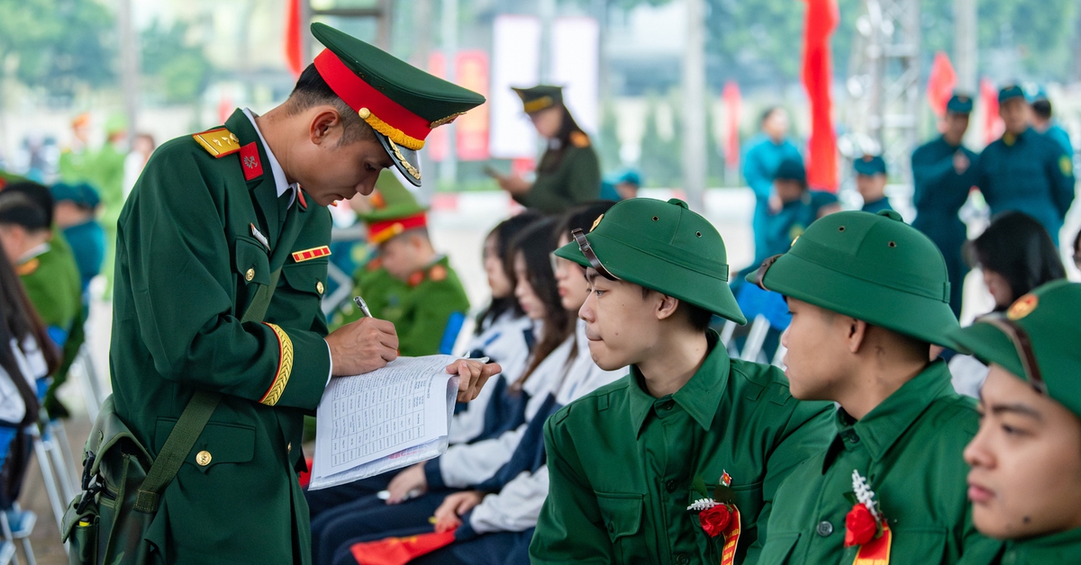 Bộ Quốc phòng tổ chức lễ giao nhận quân trên cả nước từ ngày 4 đến 5-3