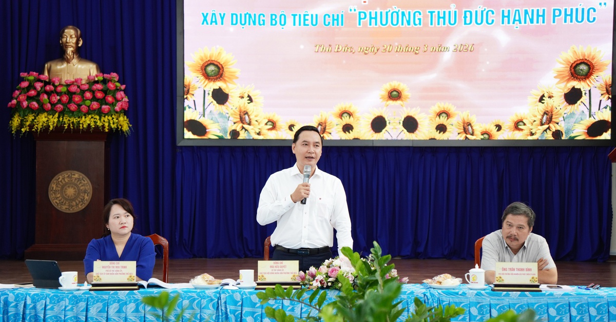 Thủ Đức tiên phong xây dựng phường hạnh phúc