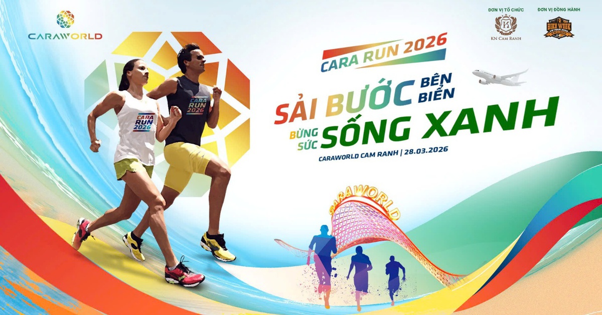 CARA RUN 2026: Lan tỏa tinh thần sống khỏe, bừng sức sống xanh tại Cam Ranh