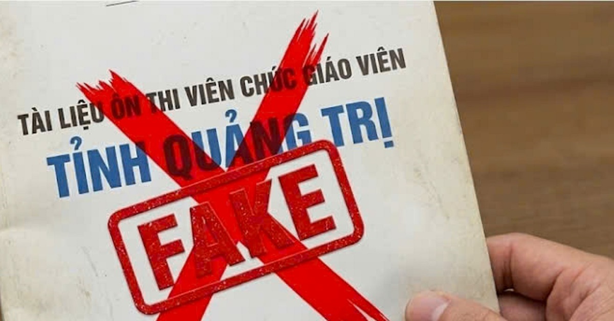 Rao bán tài liệu ôn thi viên chức giáo dục giả trên mạng, Sở Giáo dục đề nghị công an vào cuộc