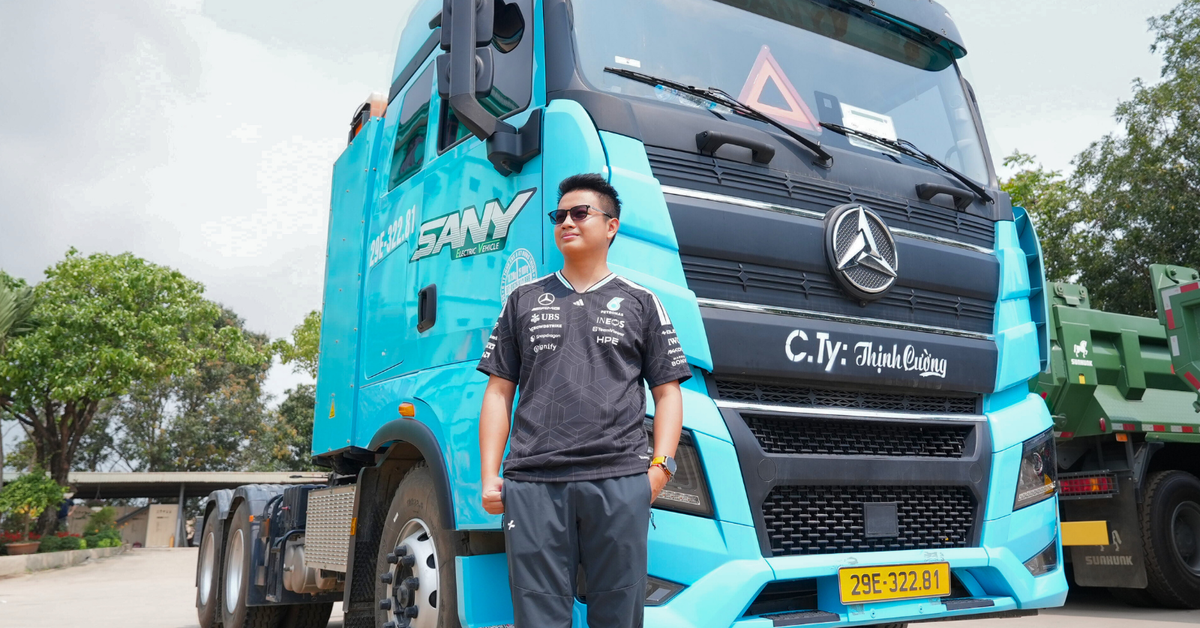 Xe đầu kéo điện: Đi Hà Nội - Hải Phòng tốn chỉ hơn 1 triệu, sạc 2 cổng một lúc