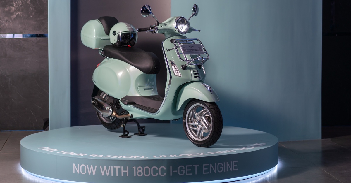 Vespa Sprint và Primavera lần đầu trang bị động cơ 180cc ở Đông Nam Á, giá không đổi