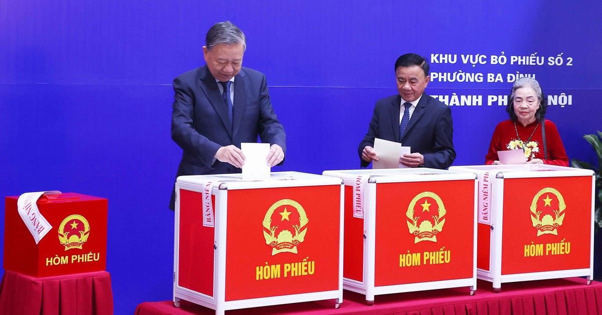 Tổng Bí thư Tô Lâm và các Ủy viên Bộ Chính trị, Ban Bí thư trúng cử đại biểu Quốc hội khóa XVI