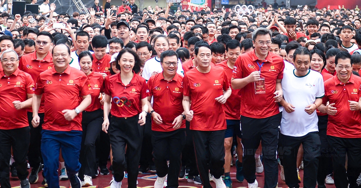 Hơn 15.000 người dự Ngày chạy Olympic 2026 ở Hà Nội