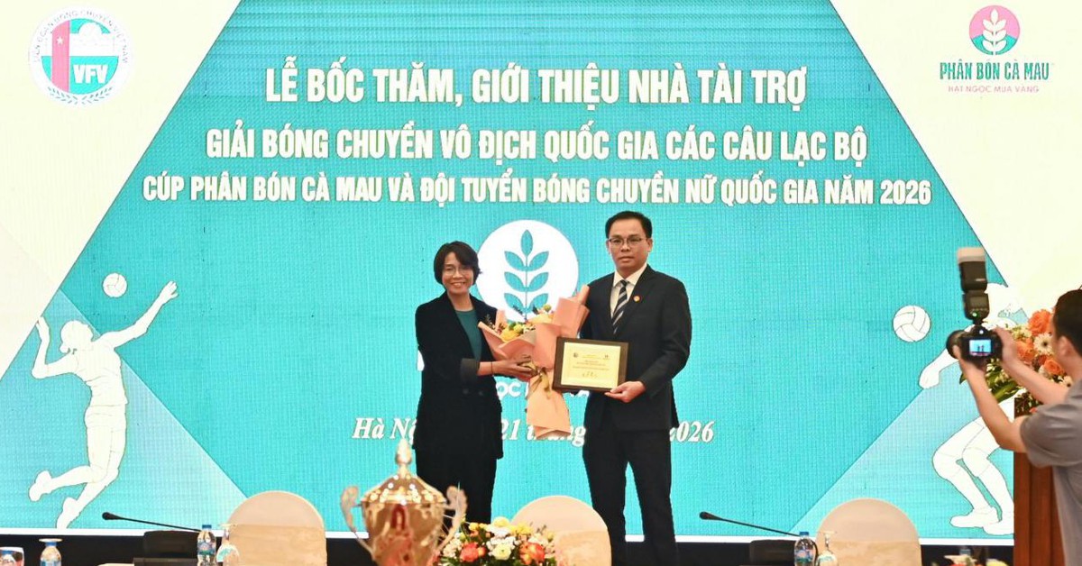 Phân bón Cà Mau tài trợ Giải Bóng chuyền vô địch quốc gia