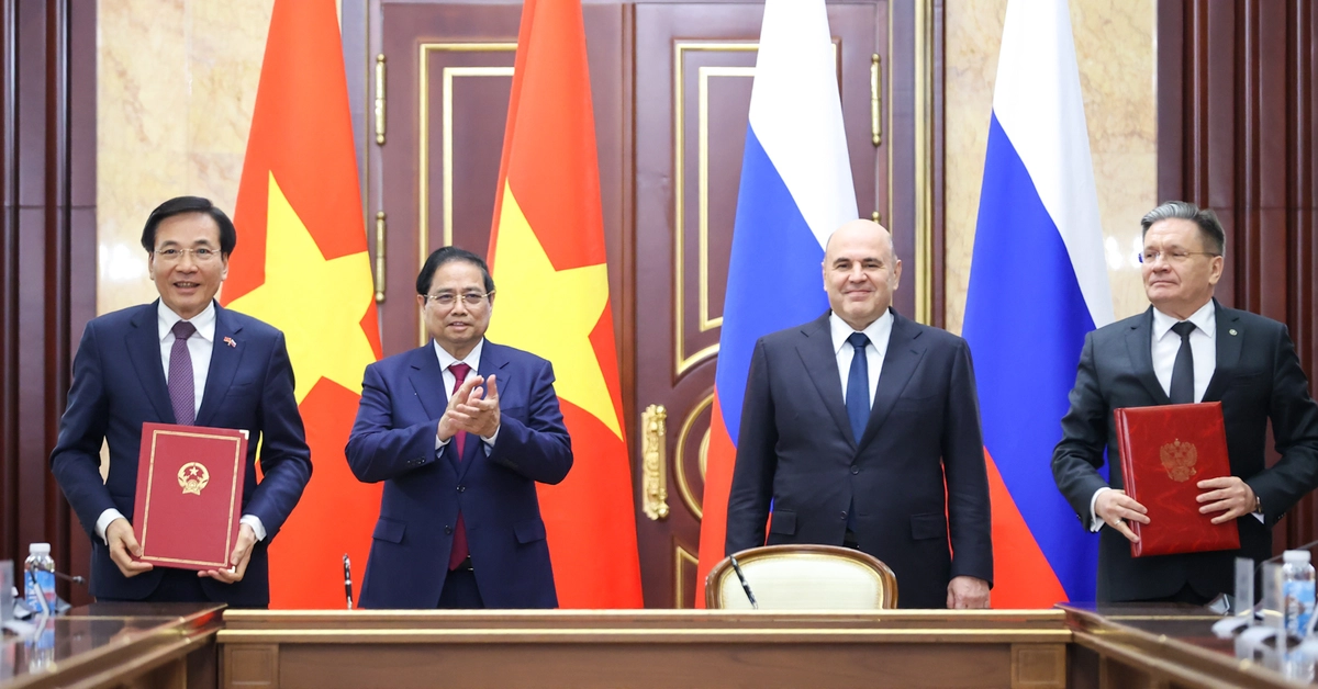 Việt Nam và Nga ký hiệp định xây dựng nhà máy điện hạt nhân