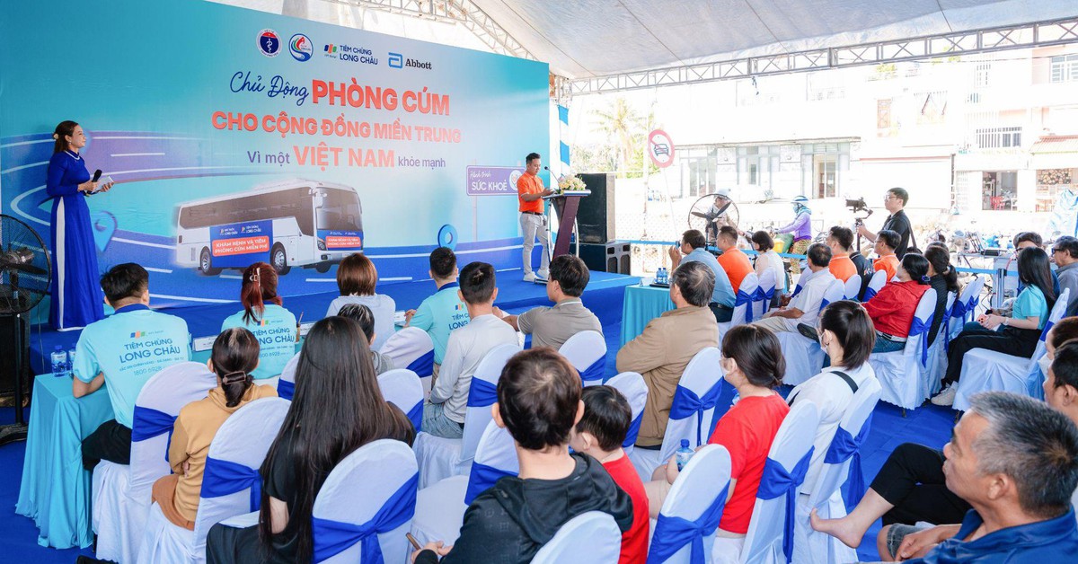 Long Châu và Abbott Việt Nam tặng 2.000 mũi vắc xin cúm miễn phí cho người dân miền Trung