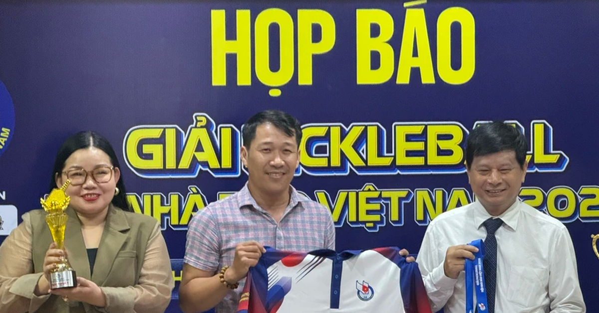 Lần đầu có giải pickleball cho người làm báo