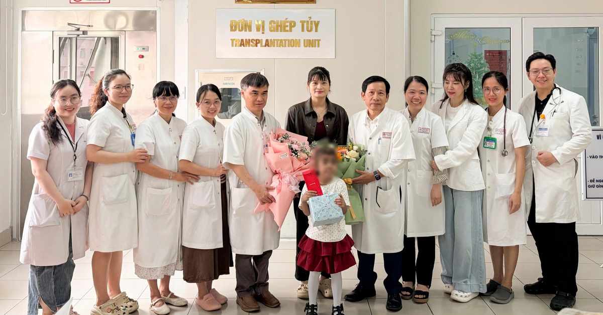 Cứu sống bệnh nhi bị tan máu bẩm sinh nhờ ghép tế bào gốc từ chị ruột