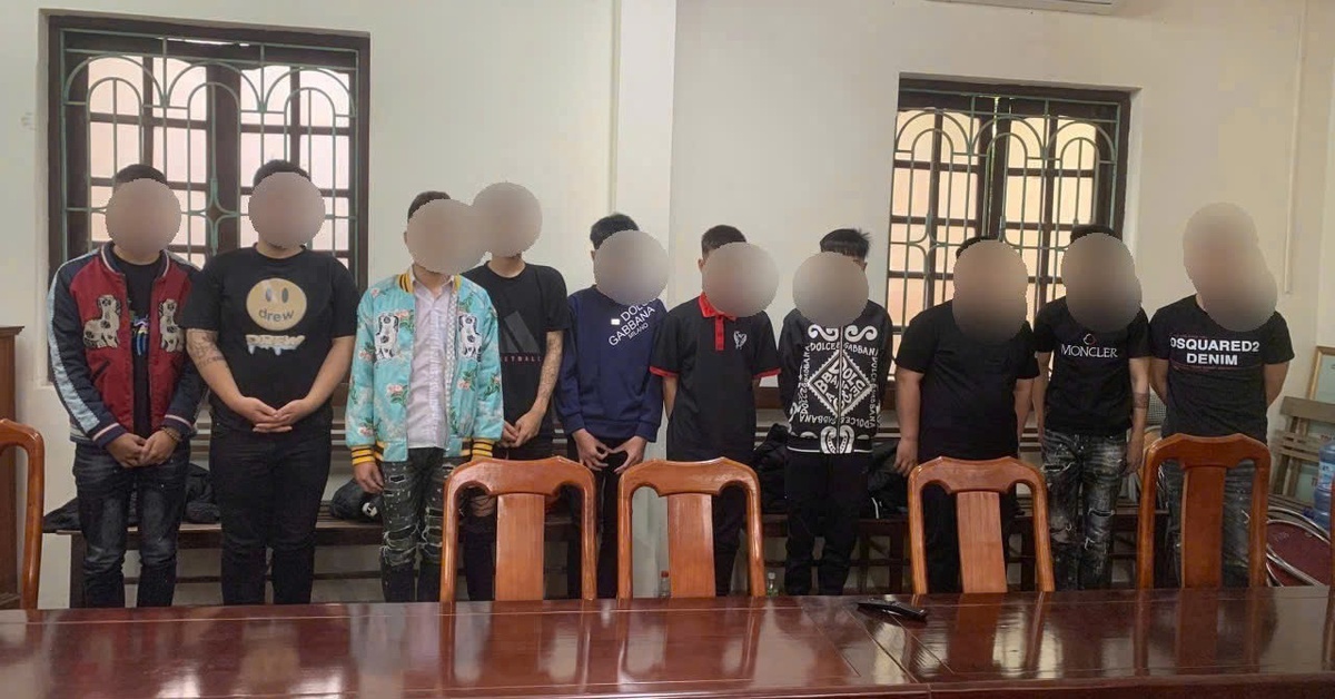 Khởi tố 11 thanh thiếu niên gây rối trật tự công cộng