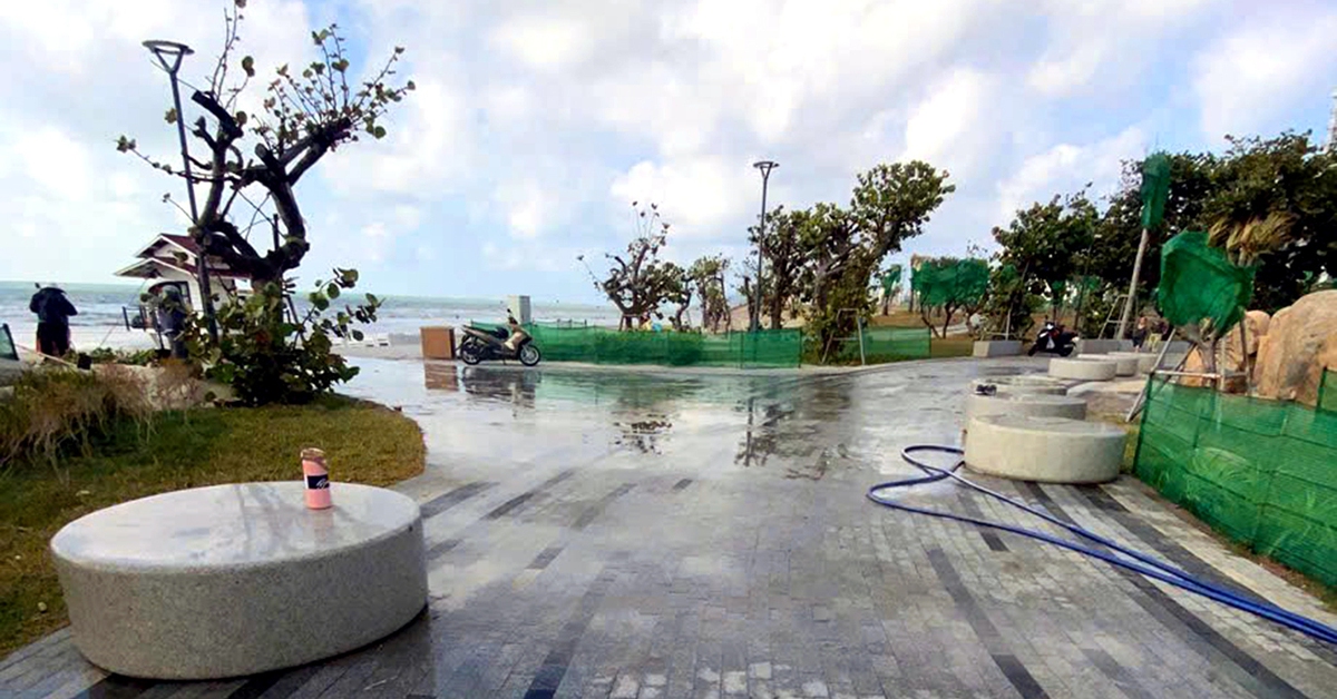Cơ bản kiểm soát tình trạng cát bay bồi lấp công viên nghìn tỉ ở Vũng Tàu