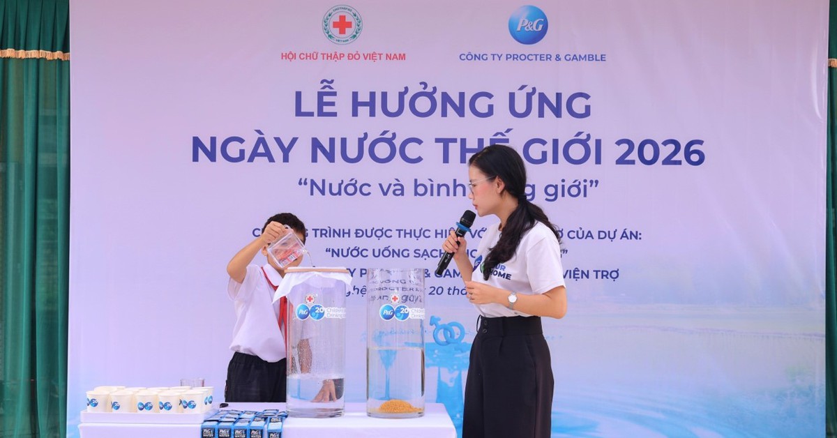 Tiếp nối hành trình trao hơn 100 triệu lít nước uống sạch cho cộng đồng