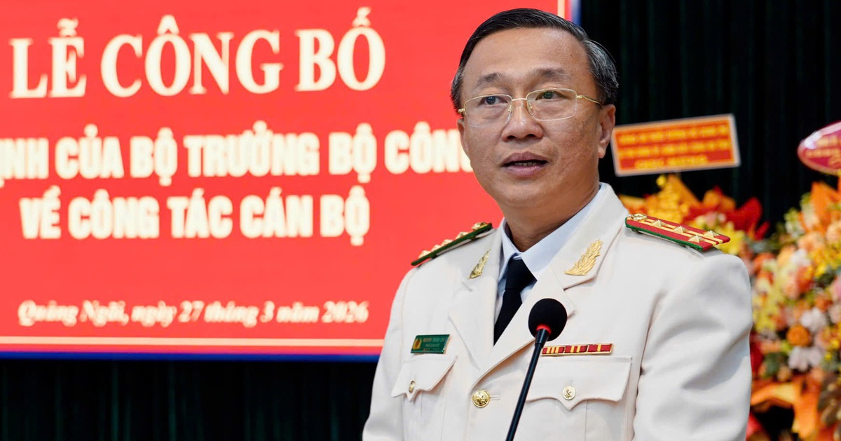 Điều động Đại tá Nguyễn Thành Long làm Phó giám đốc Công an tỉnh Quảng Ngãi