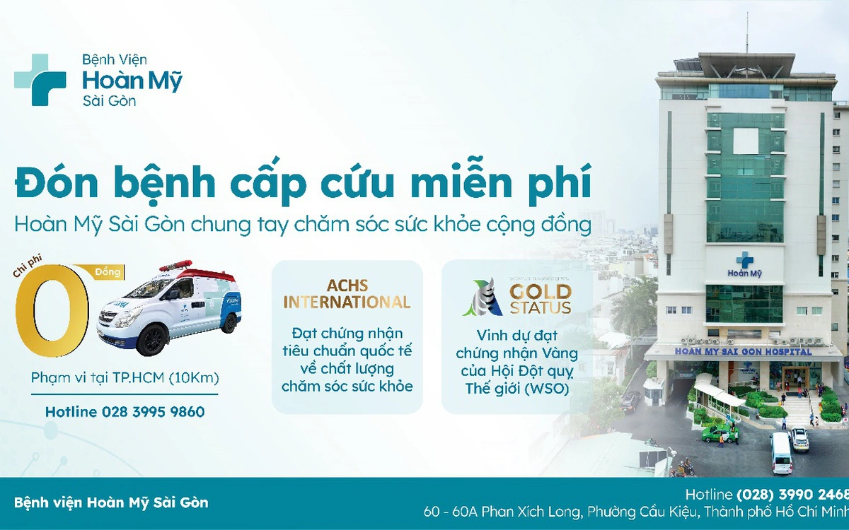 Hoàn Mỹ Sài Gòn triển khai đón bệnh cấp cứu chi phí 0 đồng