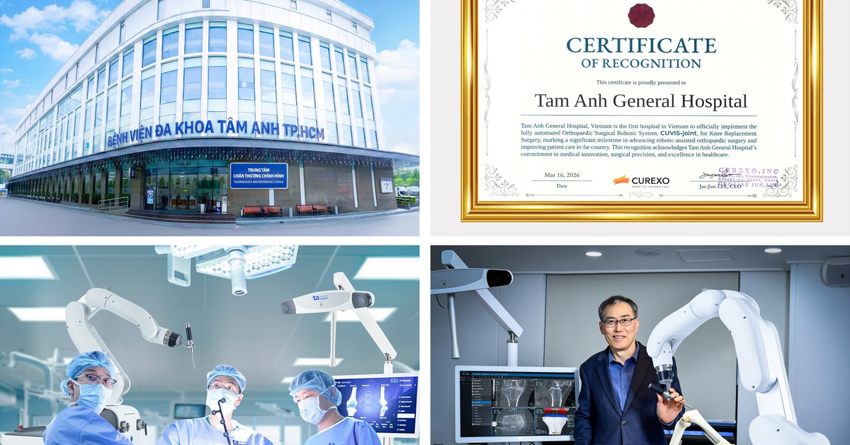 Robot thay khớp chủ động đầu tiên tại Việt Nam