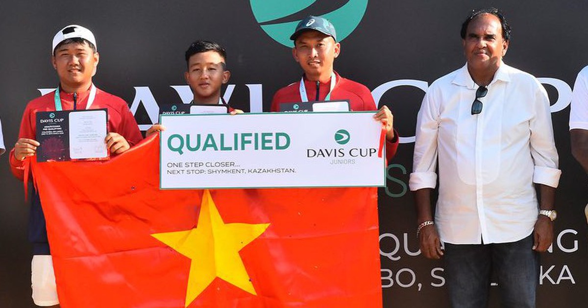 Quần vợt Việt Nam vượt qua vòng sơ loại Davis Cup Junior