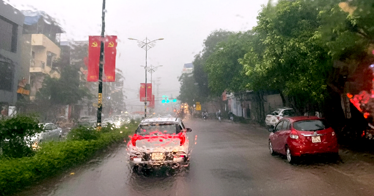 Bắc Bộ có nơi mưa to, đề phòng mưa đá