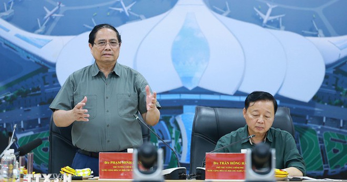 Thủ tướng: Bộ Công an sớm kết luận về sân bay Long Thành, ACV kiện toàn bộ máy