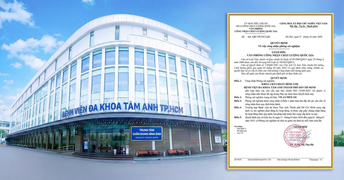 Bệnh viện Tâm Anh đạt chuẩn ISO quốc gia về chẩn đoán hình ảnh
