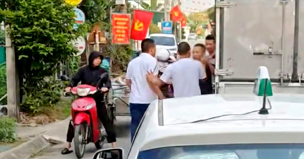 Triệu tập 4 người trong vụ lái xe tải bị đánh chảy máu mũi ở Hải Phòng