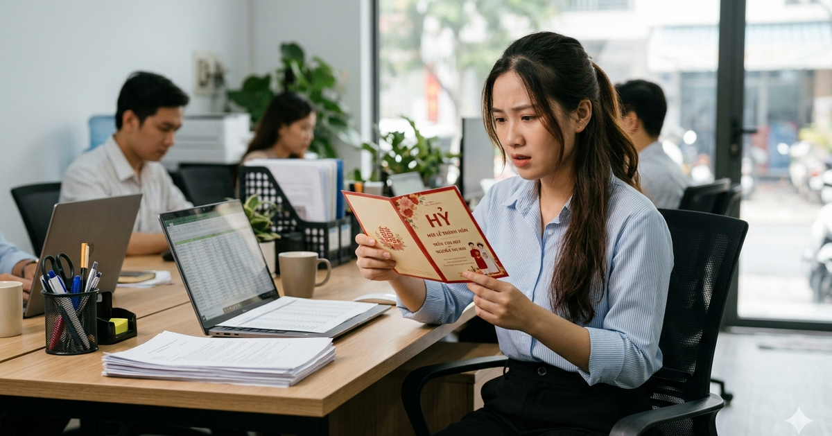 Trằn trọc vì không thân, chẳng liên lạc mà vẫn nhận được thiệp mời cưới