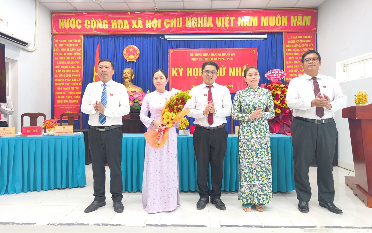 Bà Lê Thị Hồng Phượng được bầu giữ chức Chủ tịch HĐND xã Thạnh An nhiệm kỳ 2026 - 2031