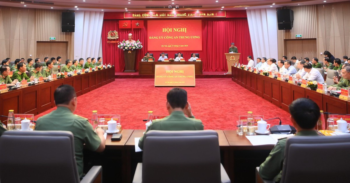 Tổng Bí thư Tô Lâm dự Hội nghị Đảng ủy Công an Trung ương quý 1-2026