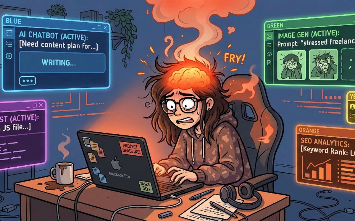 Khi công nghệ thông minh khiến não bộ quá tải