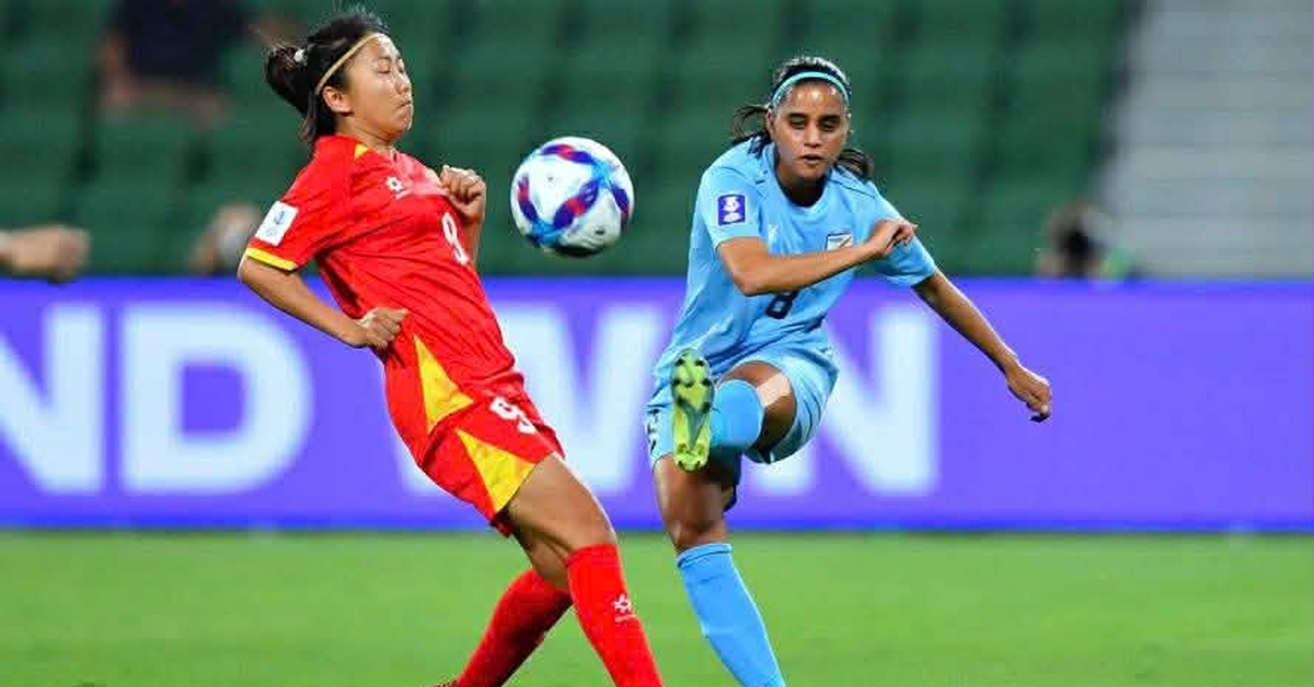 Tuyển nữ Việt Nam - Ấn Độ (hiệp 2) 1-1: Nongrum gỡ hòa