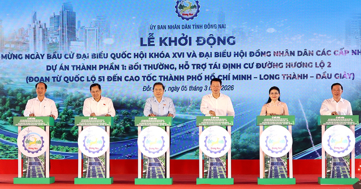 Chủ tịch Quốc hội dự lễ khởi động dự án nối quốc lộ 51, cao tốc TP.HCM - Long Thành