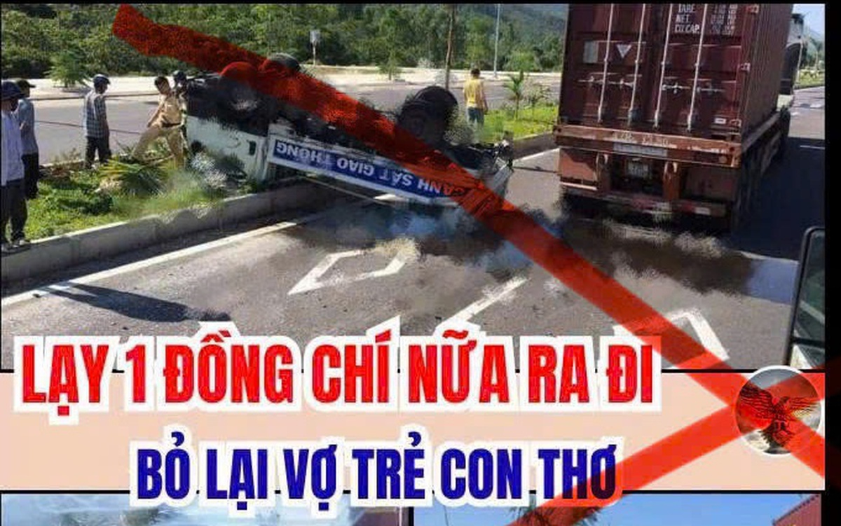Gia Lai: bác tin giả 'cảnh sát giao thông hi sinh vì truy đuổi người vi phạm'
