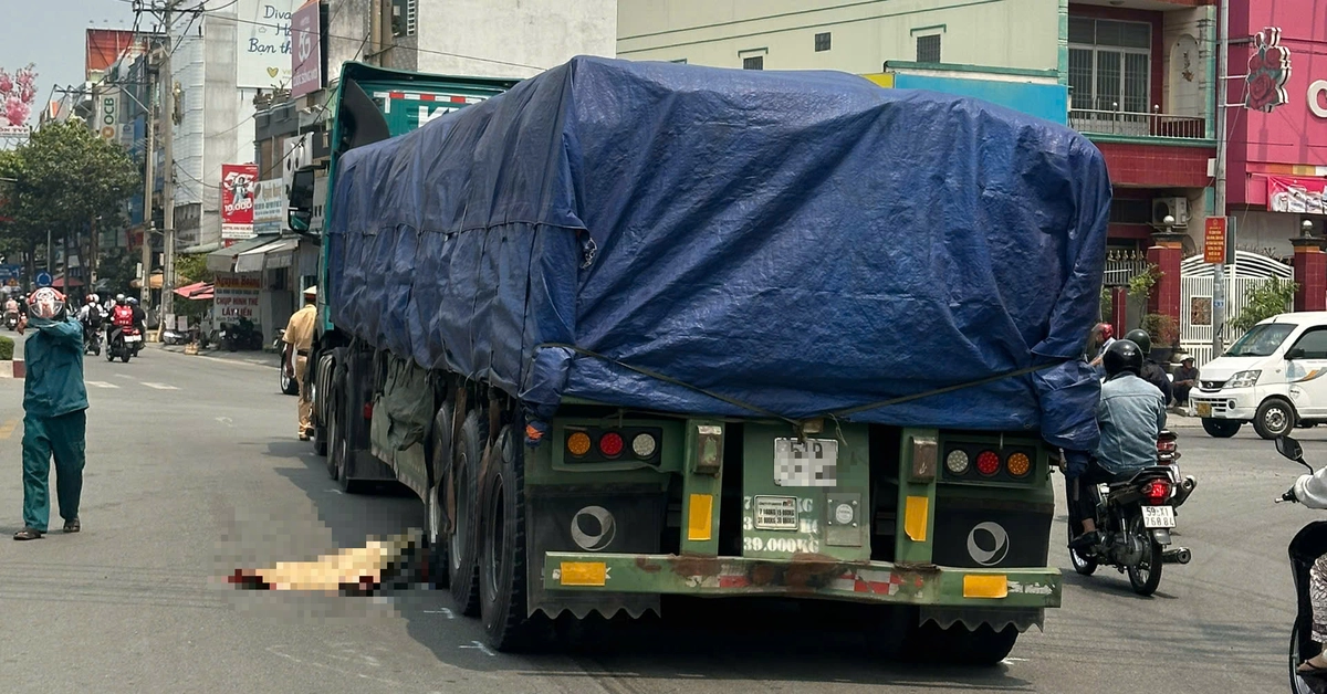 Lại thêm nữ sinh tử vong dưới bánh container tại khu vực ngã năm Bến Lức, Tây Ninh