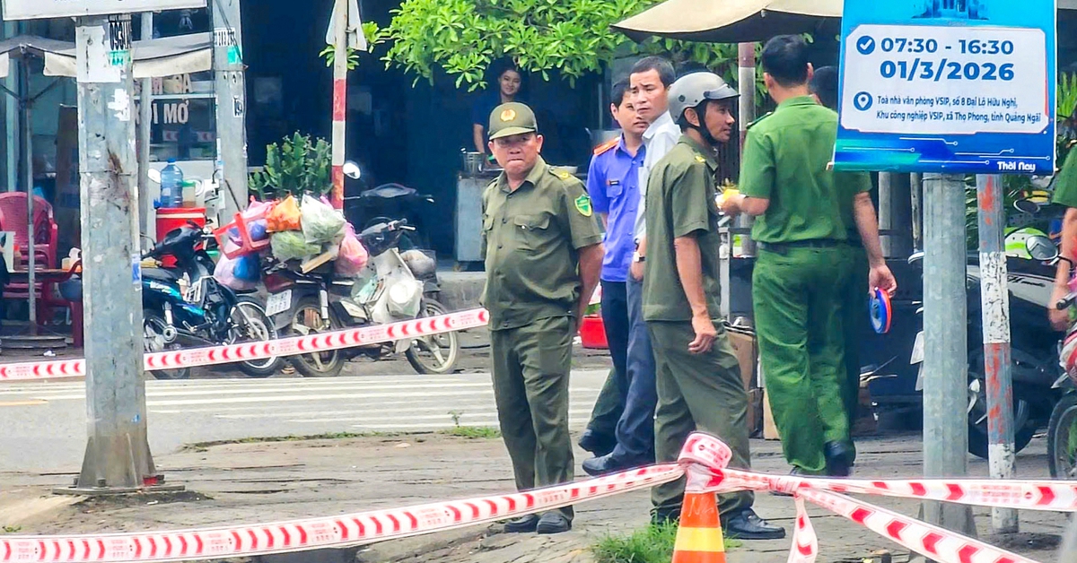Đã bắt 7 nghi phạm chém chết người lúc nửa đêm gần Vincom Quảng Ngãi