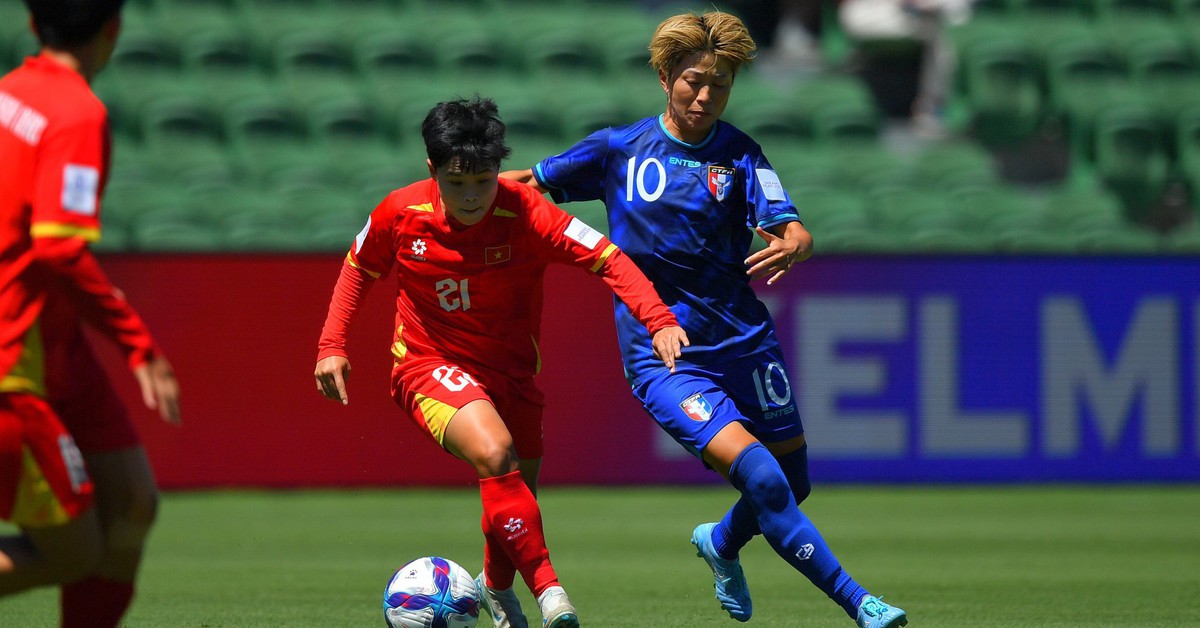 Tuyển nữ Việt Nam - Đài Bắc Trung Hoa (hiệp 2) 0-1: Su Yu-hsuan đánh đầu mở tỉ số