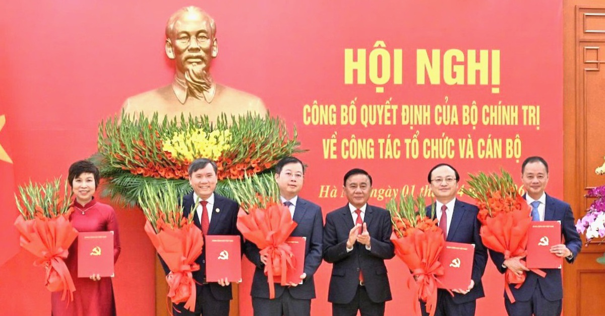 VTV, VOV, TTXVN và 2 viện hàn lâm chính thức là đơn vị sự nghiệp của Ban Chấp hành Trung ương Đảng