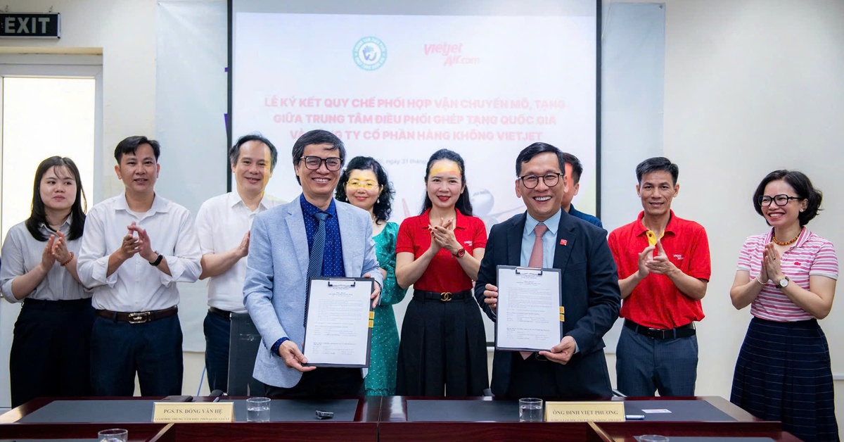 Vietjet và Trung tâm Điều phối ghép tạng Quốc gia: Kết nối hành trình của sự sống