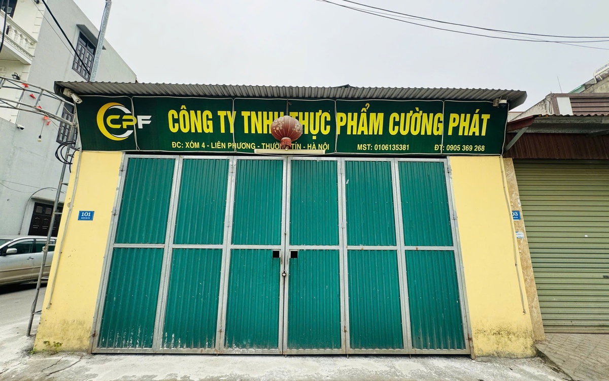 Công ty Suất ăn công nghiệp Hà Nội: Chỉ cung cấp thịt heo của Cường Phát cho hai trường học