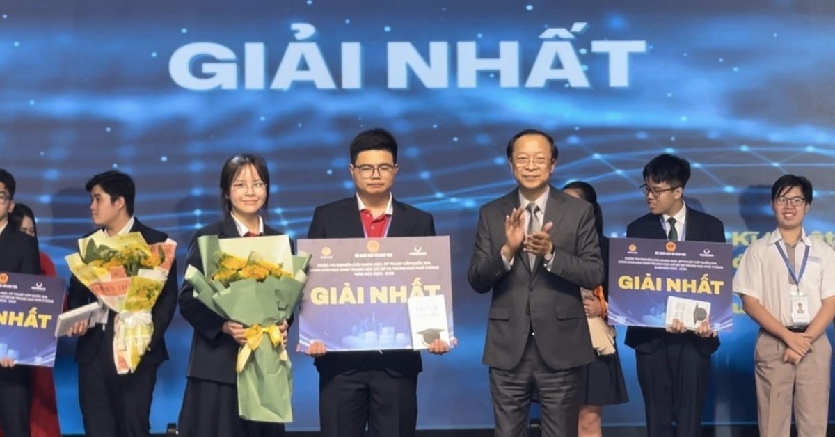 Giải nhất khoa học kỹ thuật quốc gia: Bộ Giáo dục và Đào tạo khẳng định không có đạo văn, sao chép