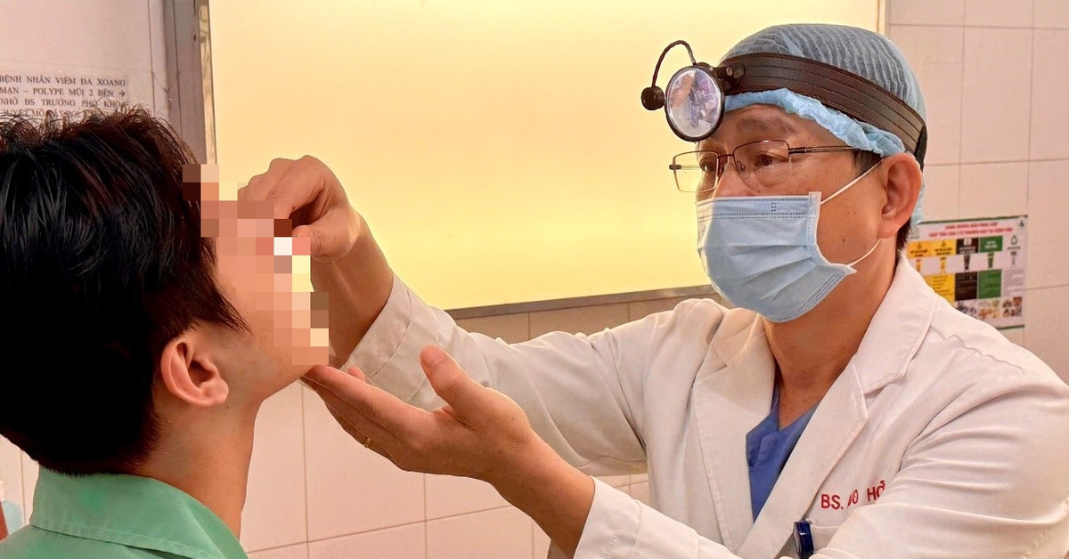 Nam thanh niên 20 tuổi suýt mất mạng vì biến chứng viêm xoang