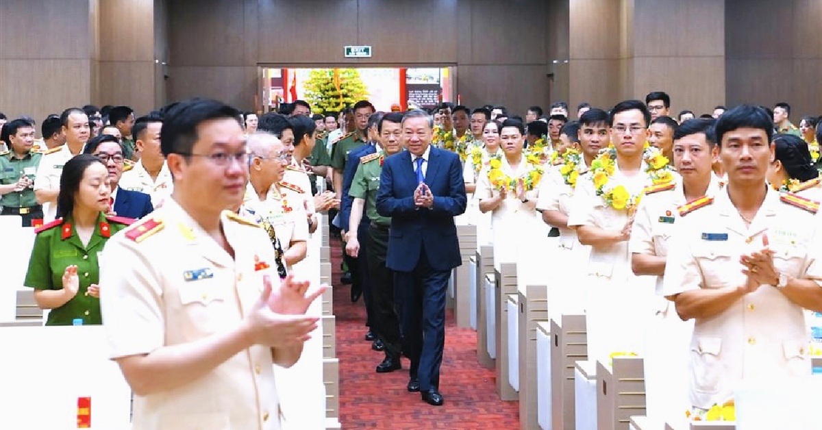 Tổng Bí thư, Chủ tịch nước Tô Lâm gửi thư chúc mừng Lực lượng Tham mưu Công an nhân dân