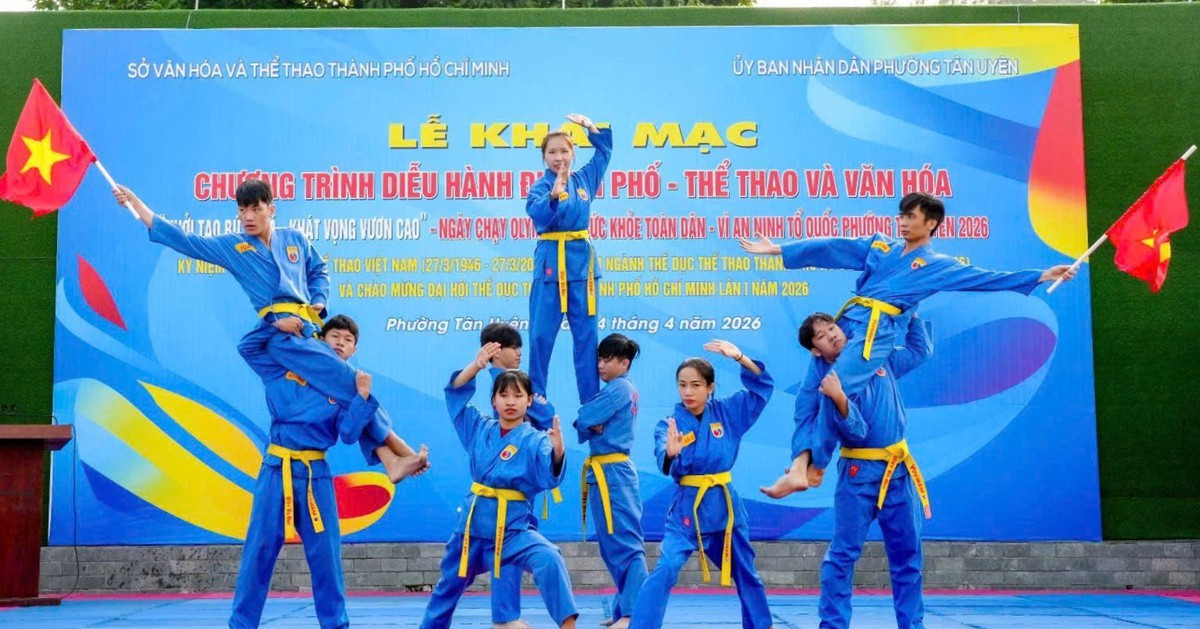 Ấn tượng chuỗi hoạt động chào mừng Đại hội Thể dục thể thao TP.HCM lần thứ I
