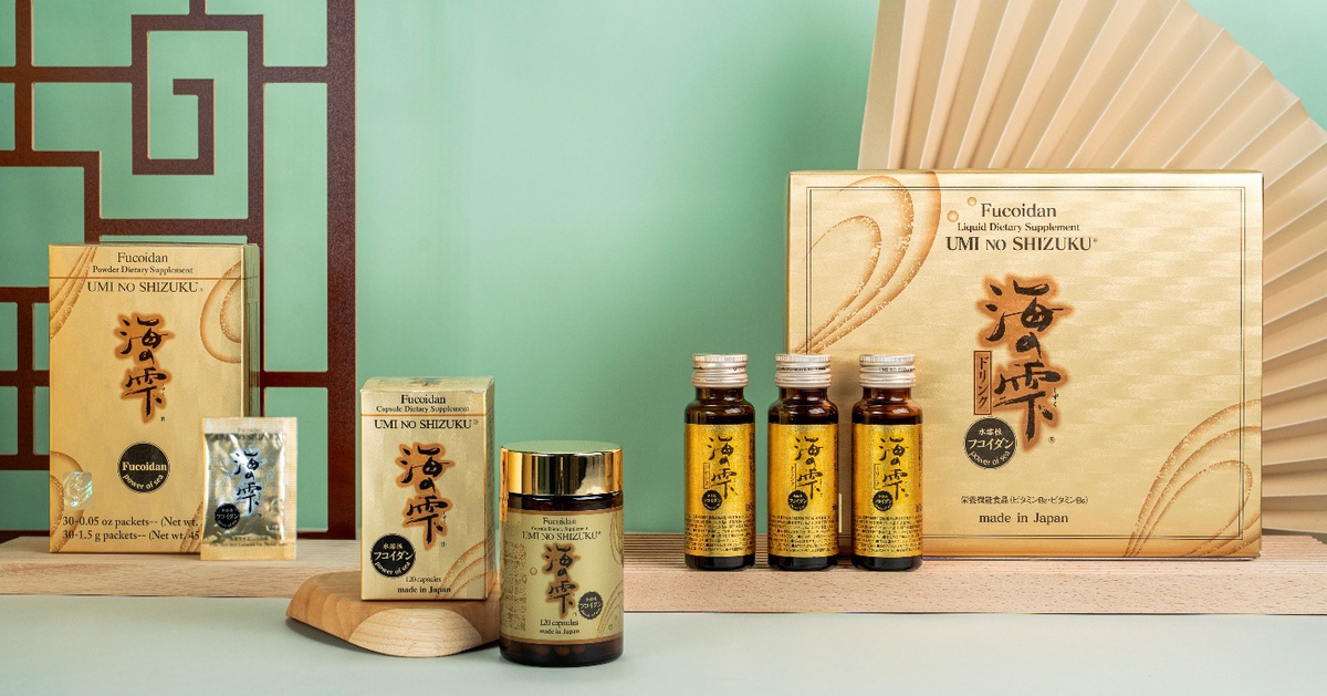 Hoạt chất Fucoidan Nhật Bản - Chăm sóc sức khỏe theo cách tự nhiên